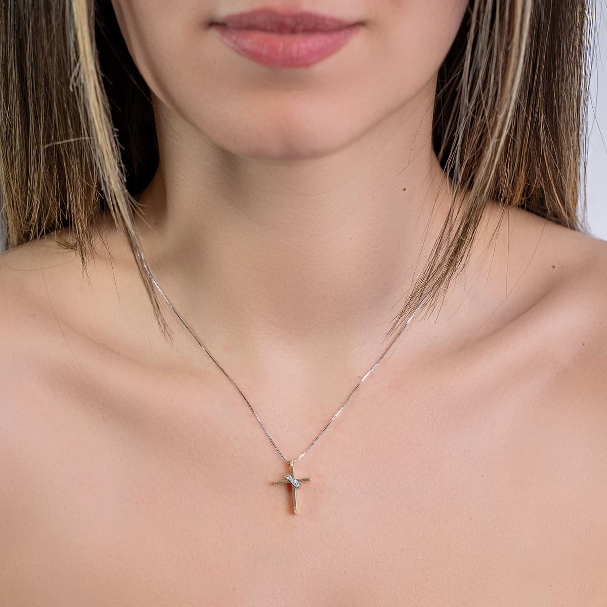 Girls' Baptism Crosses Gofas Gold