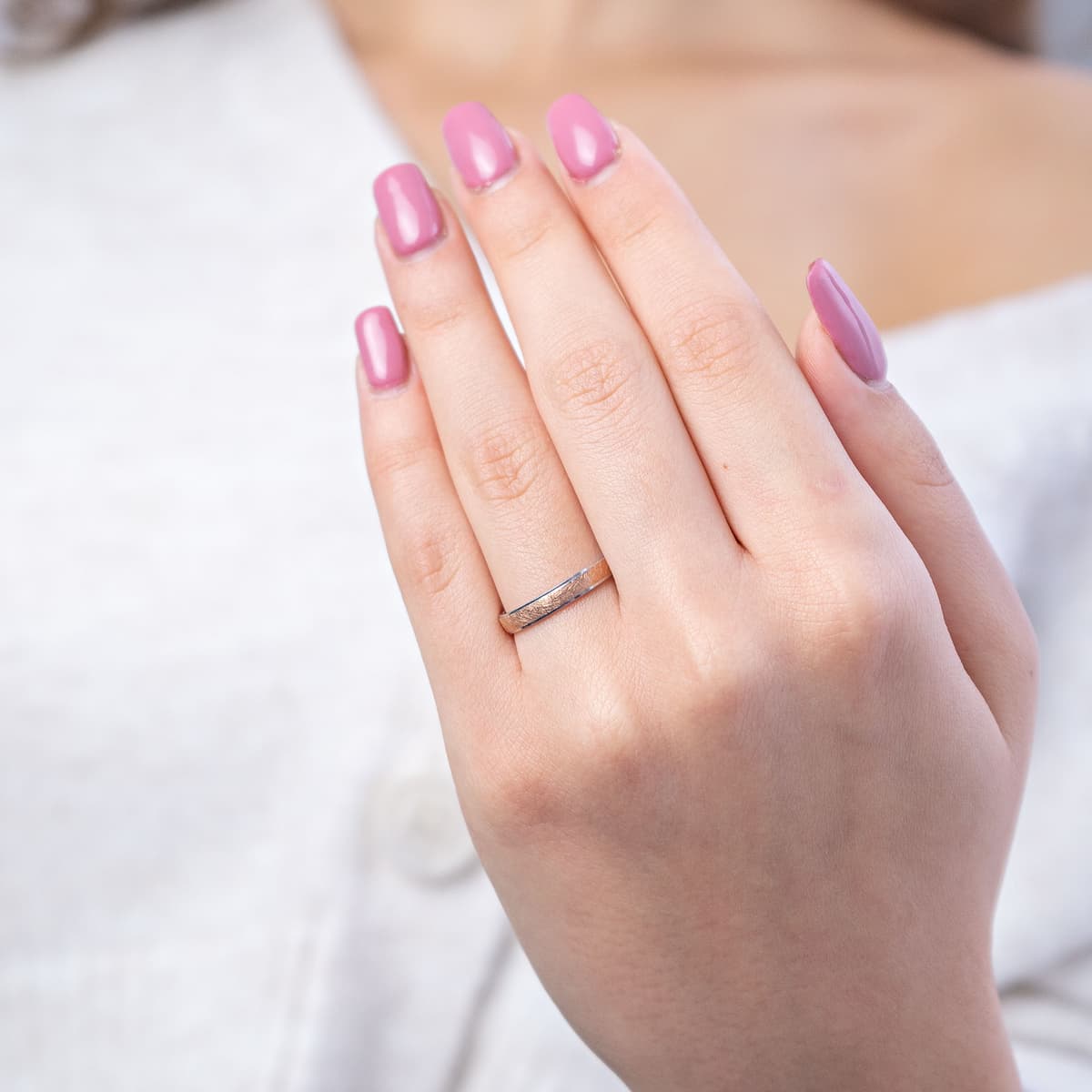 Women's Wedding Bands Gofas Gold