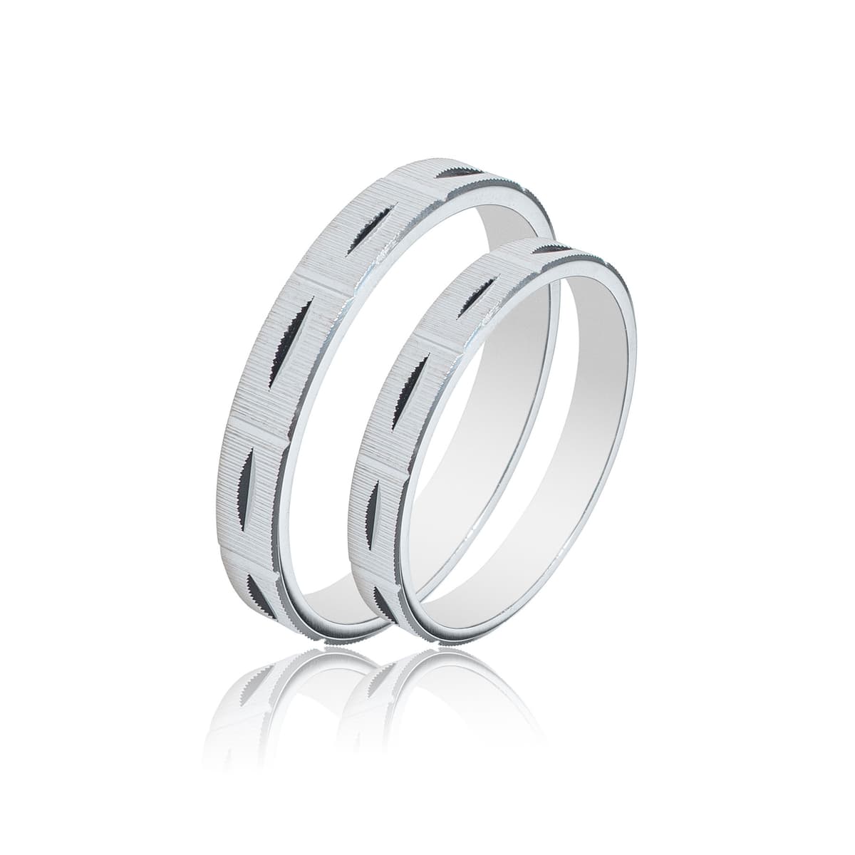 Λευκή Χρυσή Βέρα Γάμου WR406W