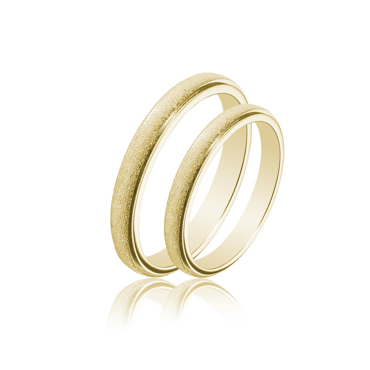 Κίτρινη Χρυσή Βέρα Γάμου WR411