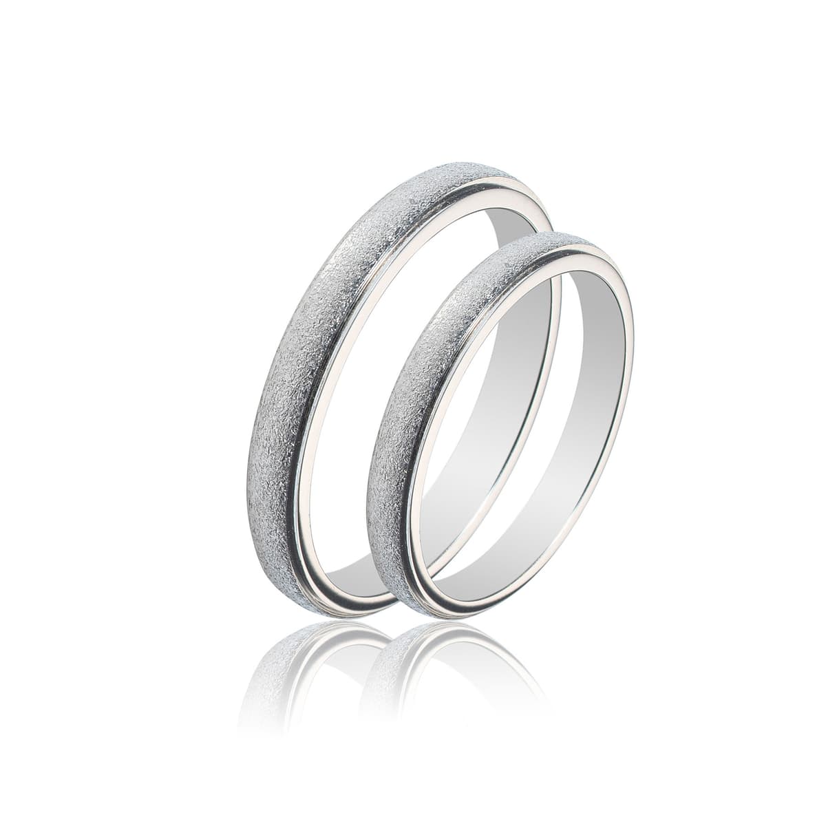 Λευκή Χρυσή Βέρα Γάμου WR411W