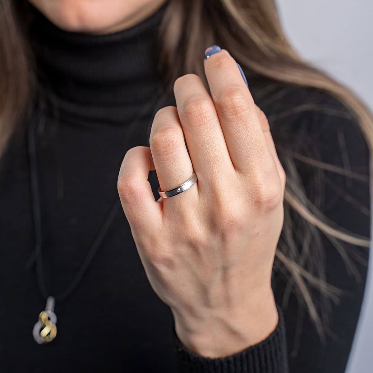 Women's Wedding Bands MASCHIO FEMMINA Silver