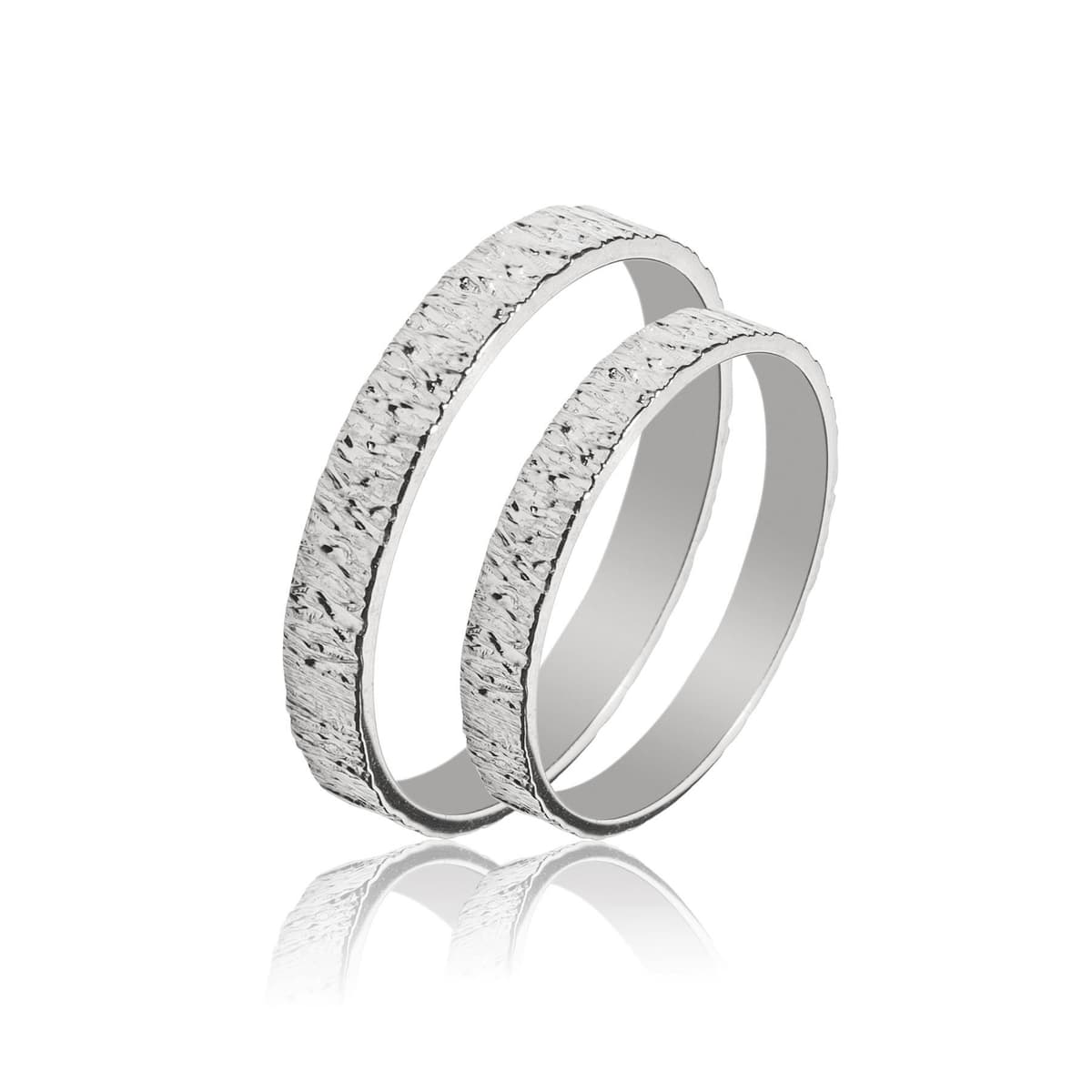 Λευκή Χρυσή Βέρα Γάμου WR415W