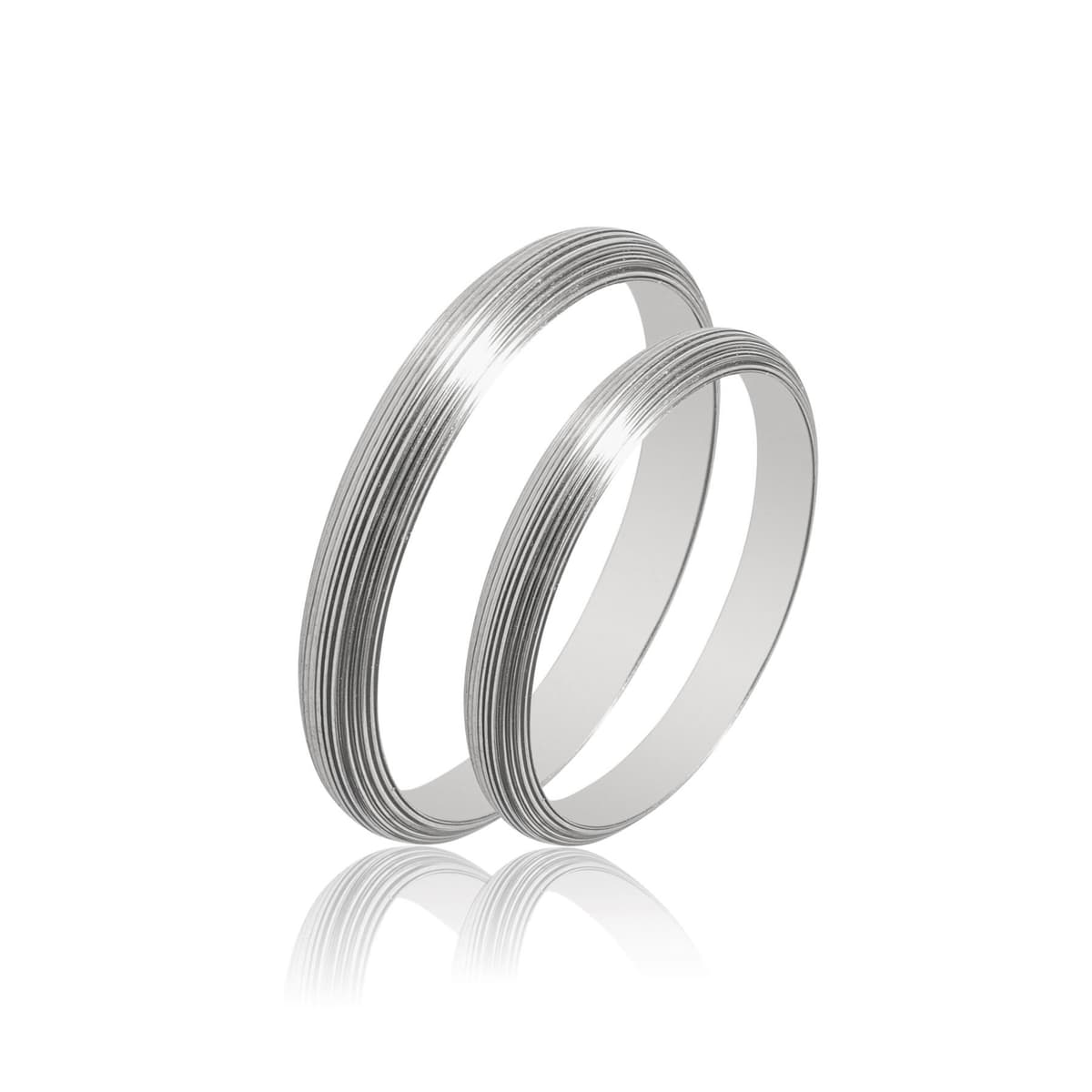 Λευκή Χρυσή Βέρα Γάμου WR416W