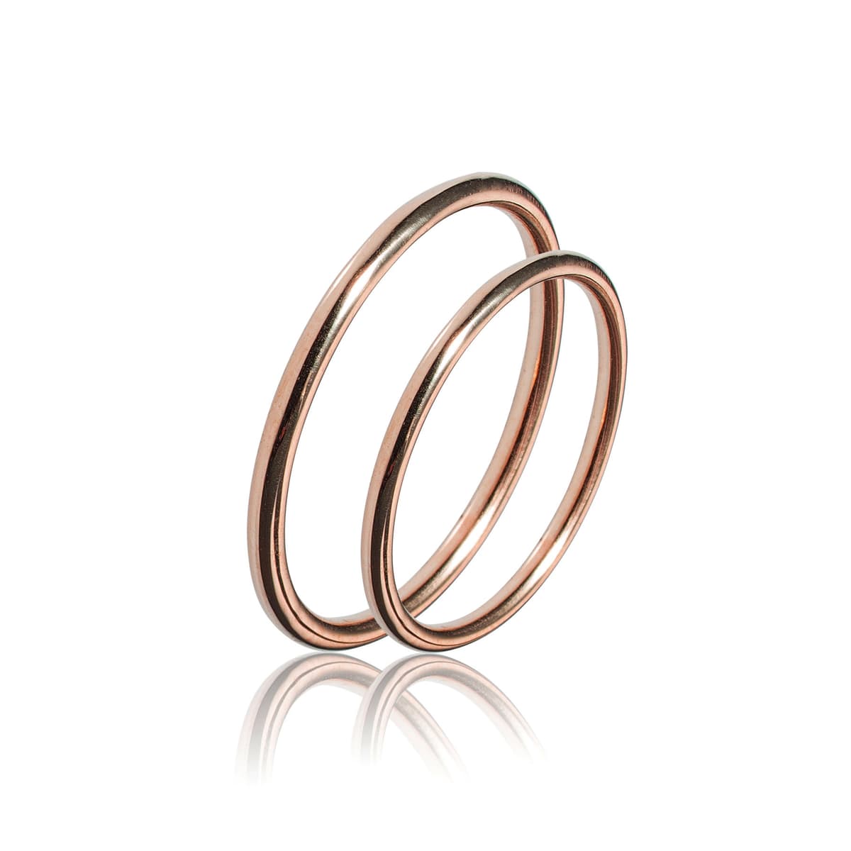 Ροζ Χρυσή Βέρα Γάμου WR424R