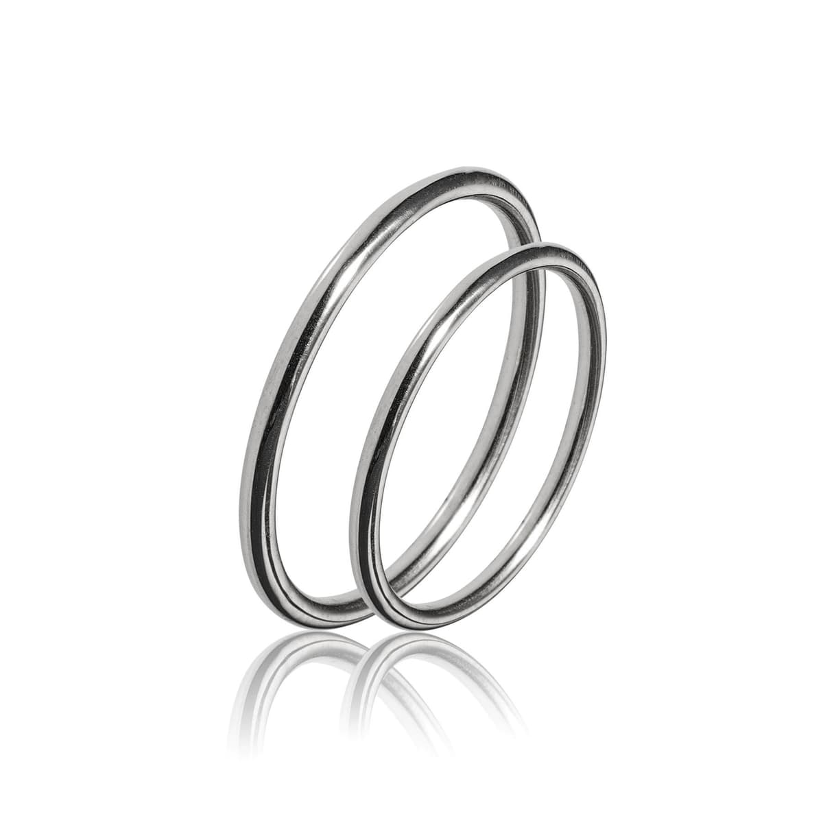 Λευκή Χρυσή Βέρα Γάμου WR424W