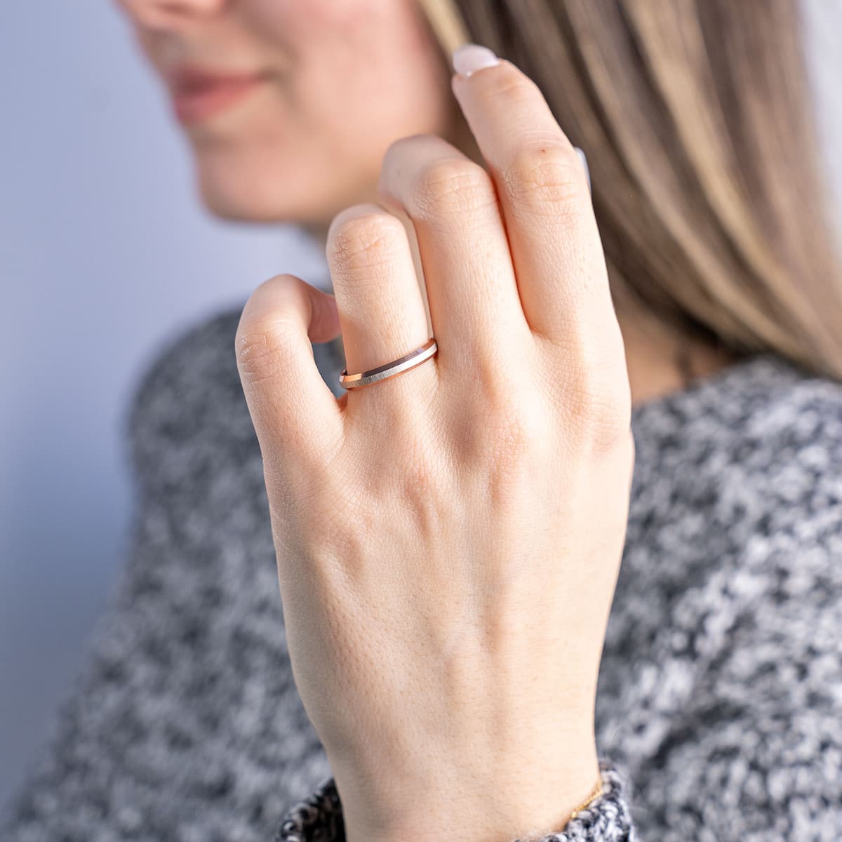 Women's Wedding Bands MASCHIO FEMMINA Gold