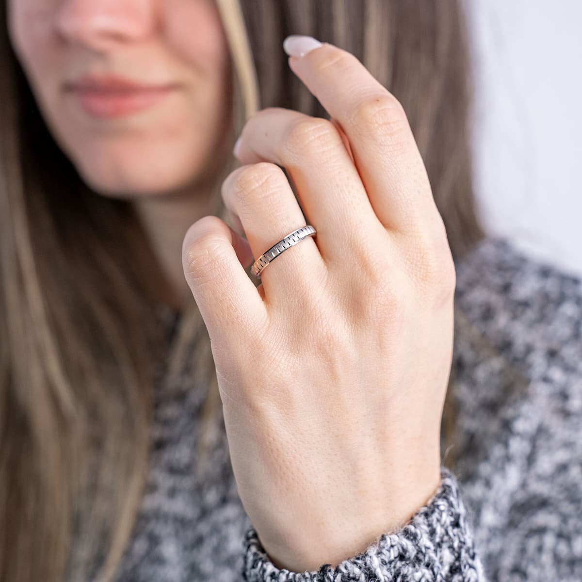 Women's Wedding Bands MASCHIO FEMMINA Silver