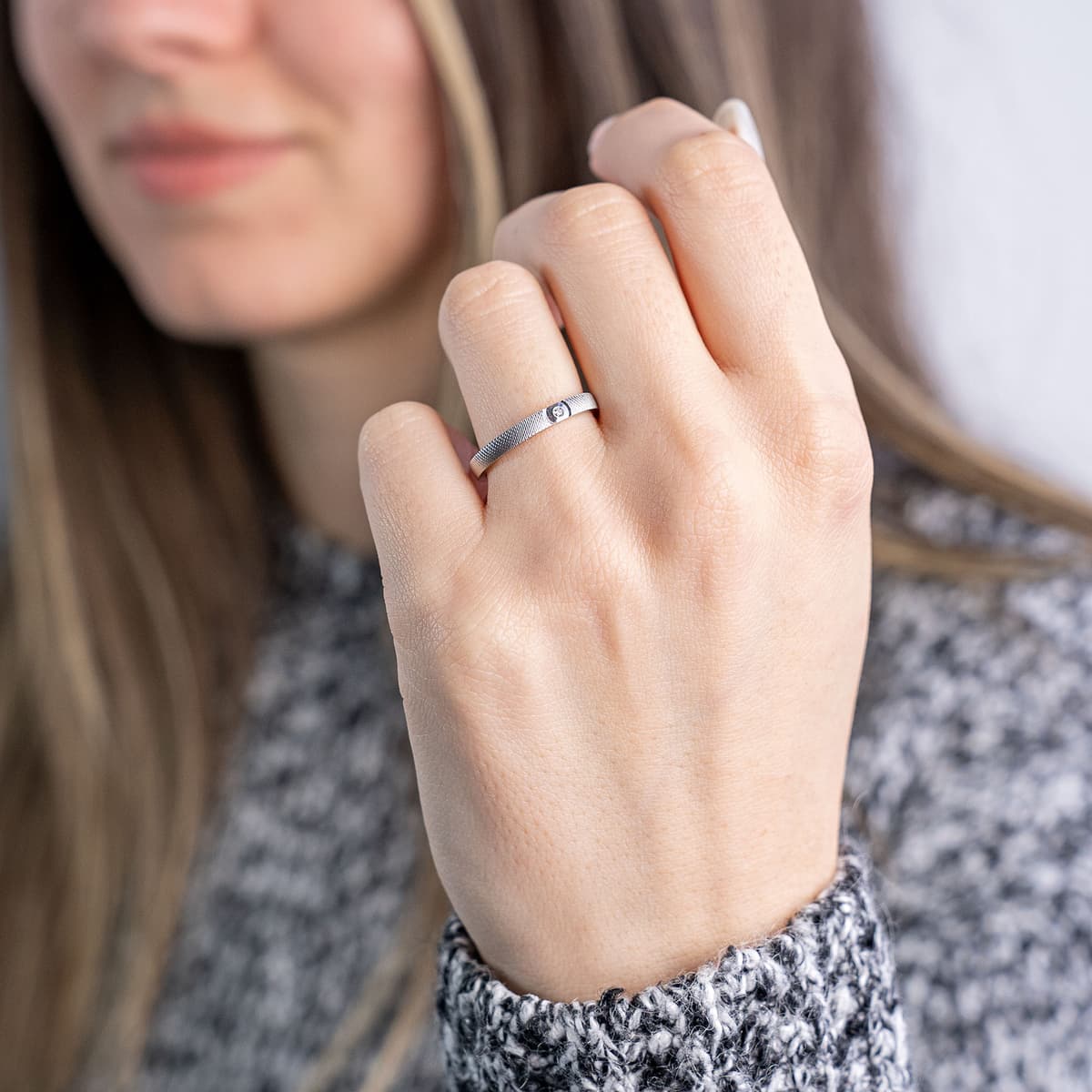 Women's Wedding Bands MASCHIO FEMMINA Silver