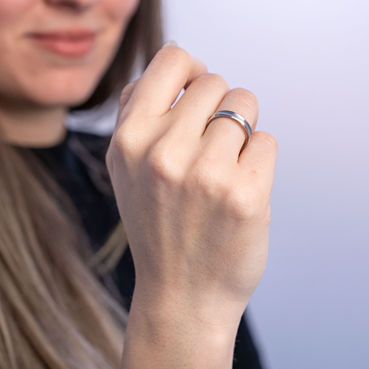 Women's Wedding Bands MASCHIO FEMMINA Silver