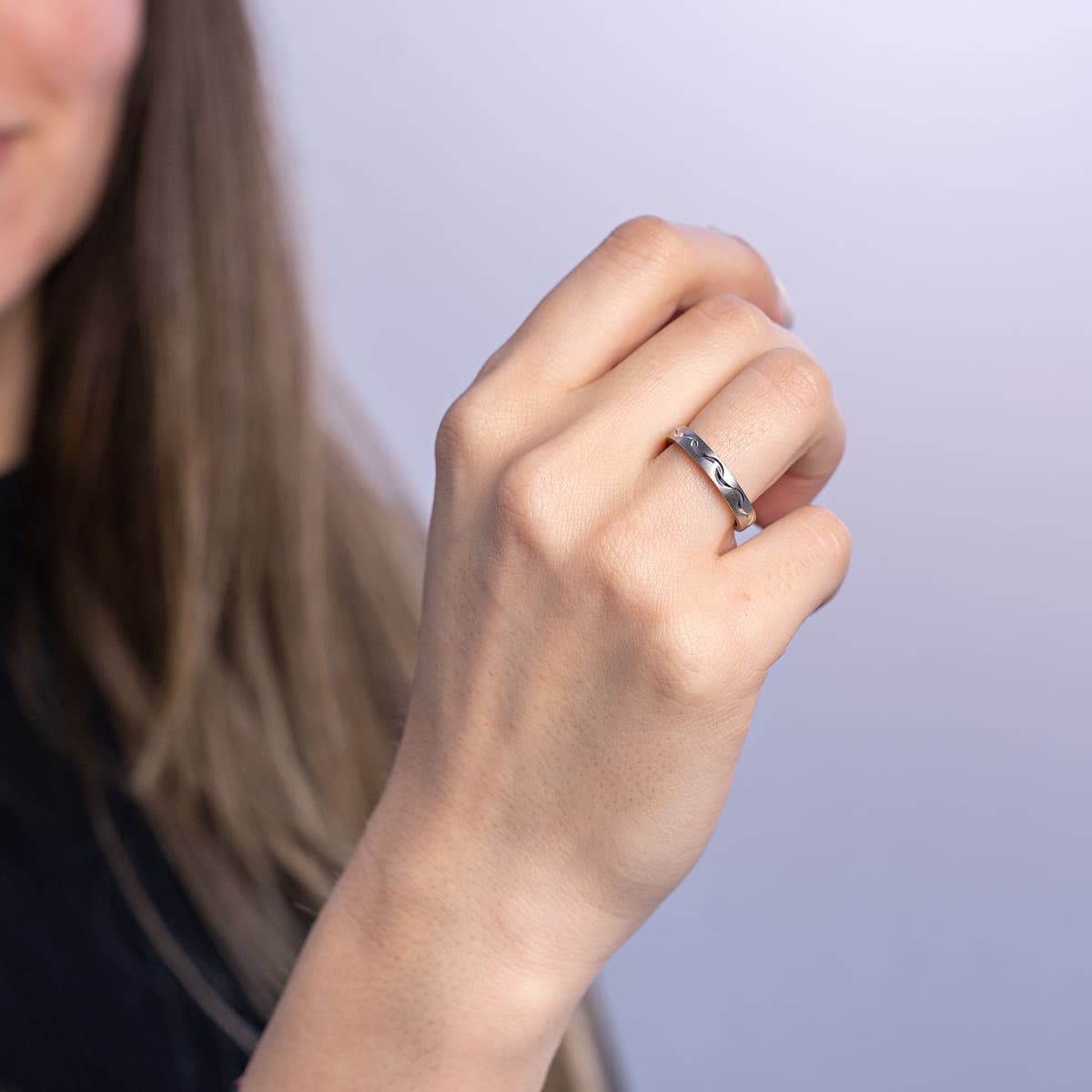 Women's Wedding Bands MASCHIO FEMMINA Silver