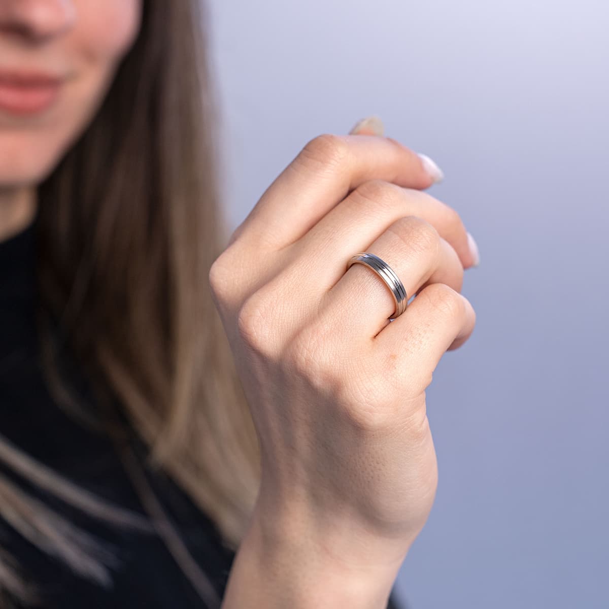 Women's Wedding Bands MASCHIO FEMMINA Silver