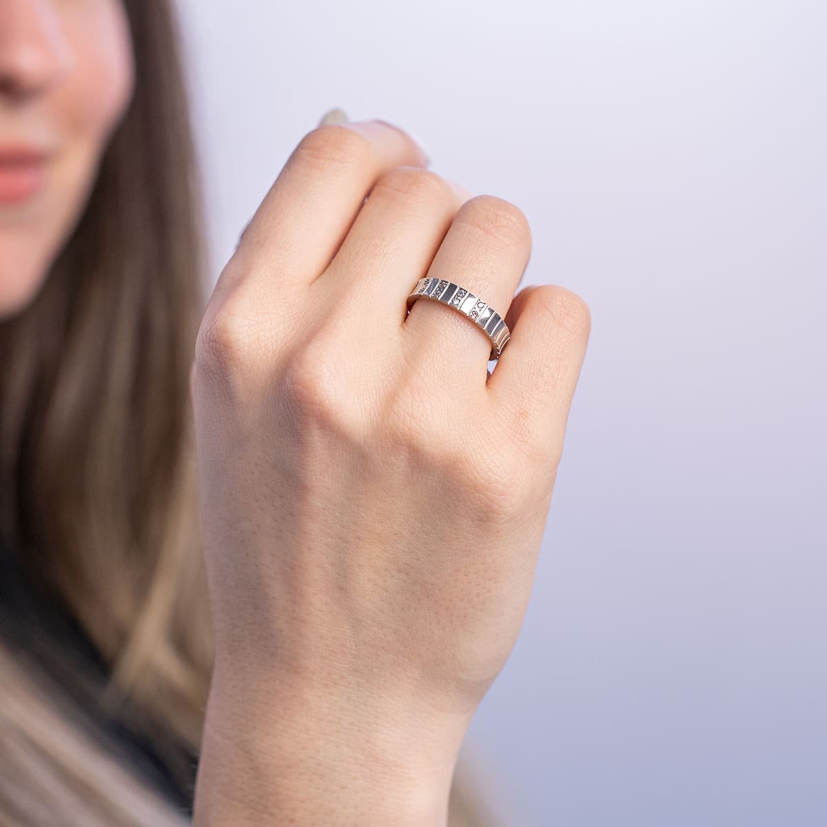 Women's Wedding Bands MASCHIO FEMMINA Silver