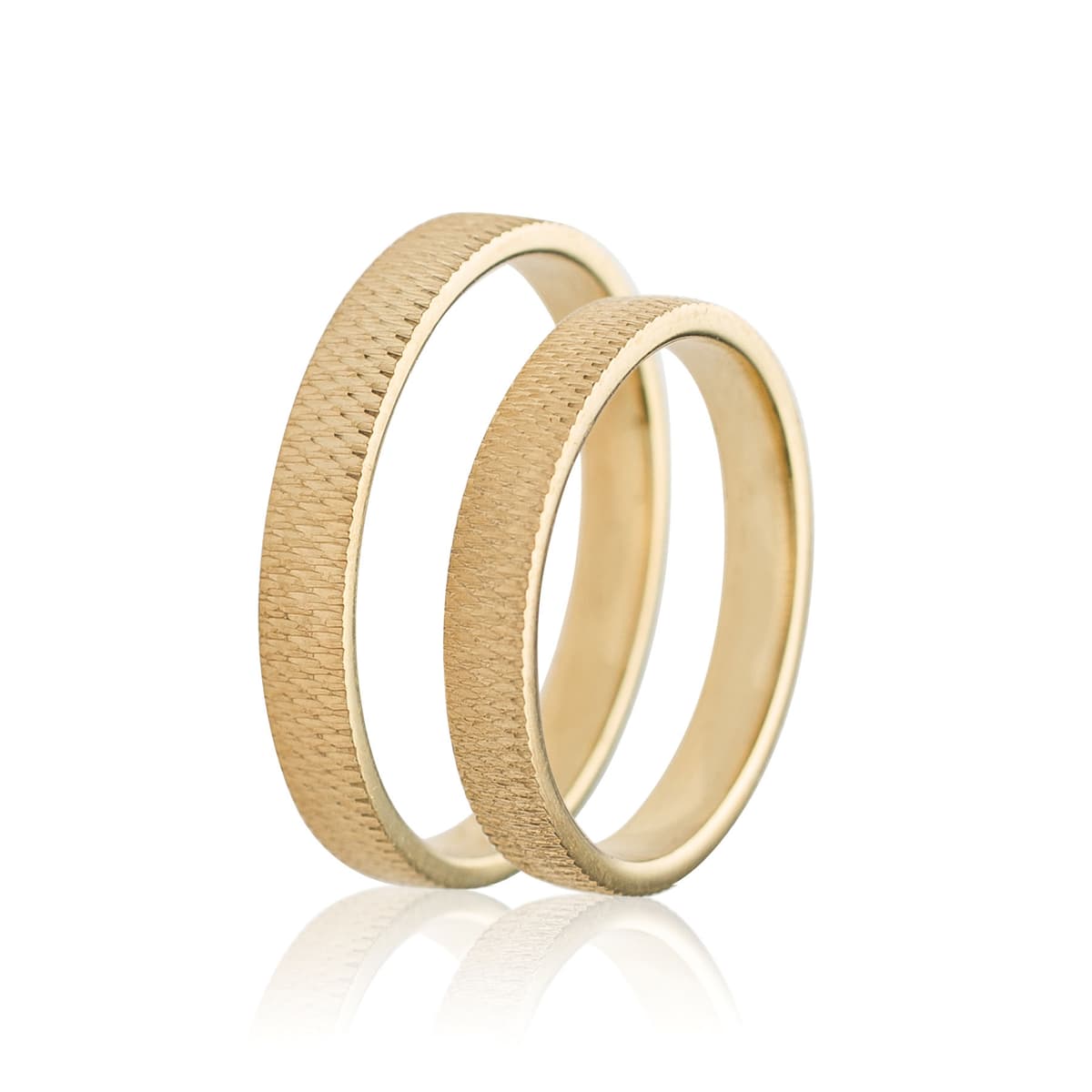 Kίτρινη Χρυσή Βέρα Γάμου WR470