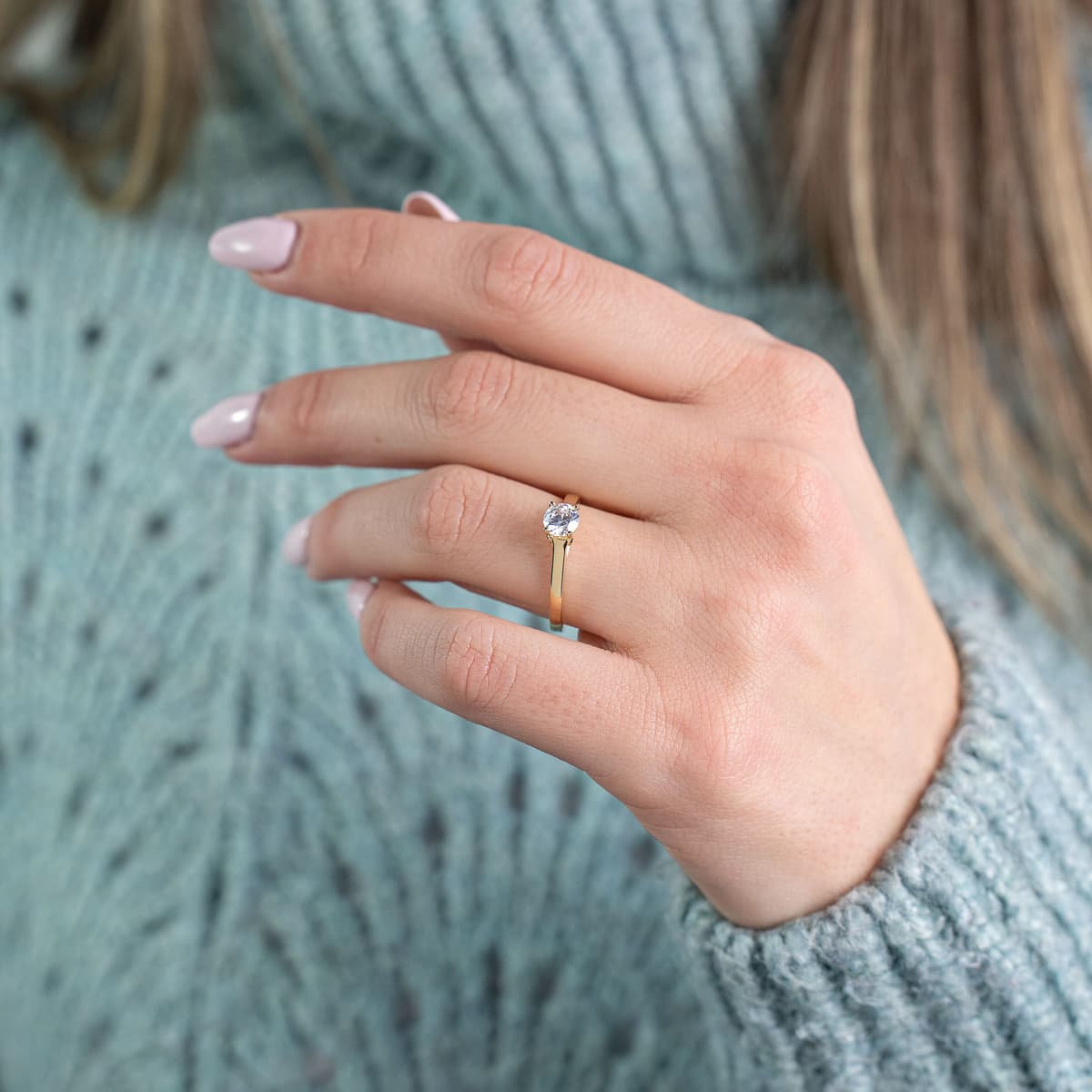 Women's Engagement Rings Gofas Gold