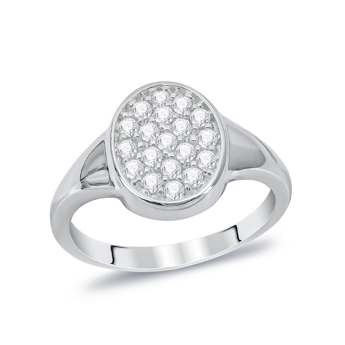 Δαχτυλίδι Chevalier από Λευκό Χρυσό 14 Καρατίων DX1599