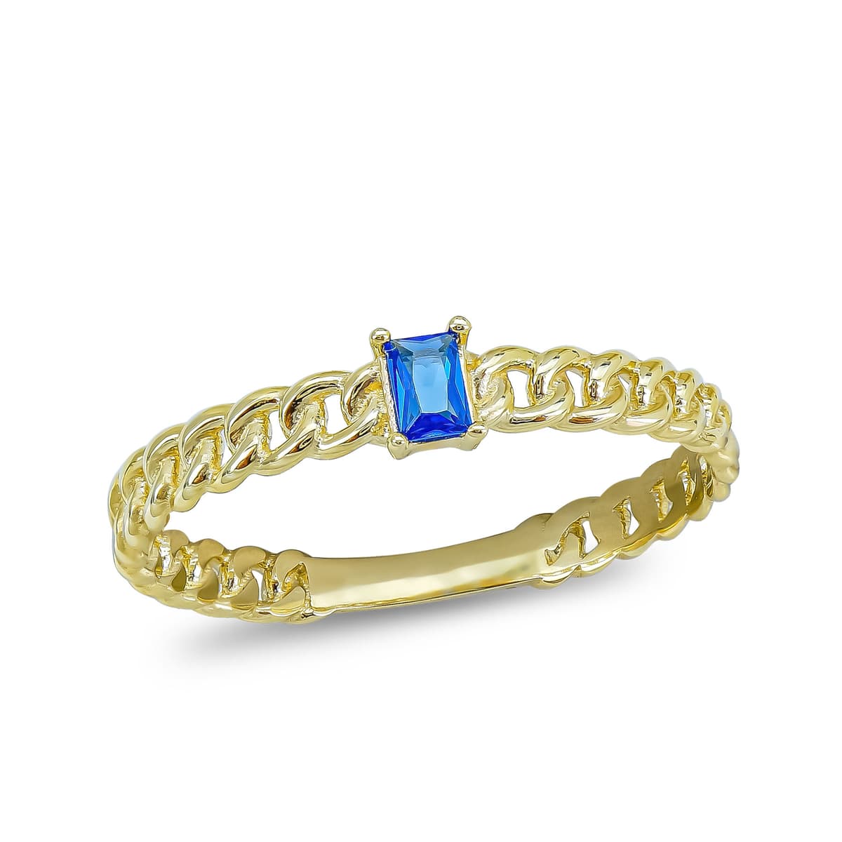 Μονόπετρο Δαχτυλίδι από Κίτρινο Χρυσό 9 Καρατίων DX1635