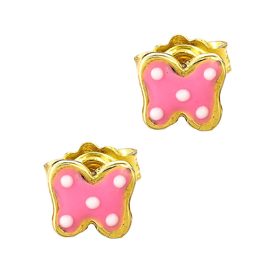 Παιδικά Σκουλαρίκια από Κίτρινο Χρυσό 14 Καρατίων PSK494