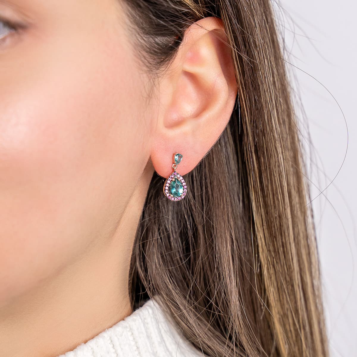 Women's Earrings Gofas Rose Gold