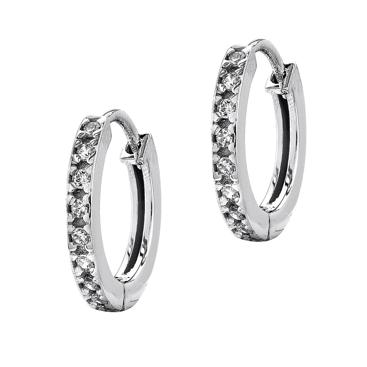 Women's Hoop Earrings Gofas Silver