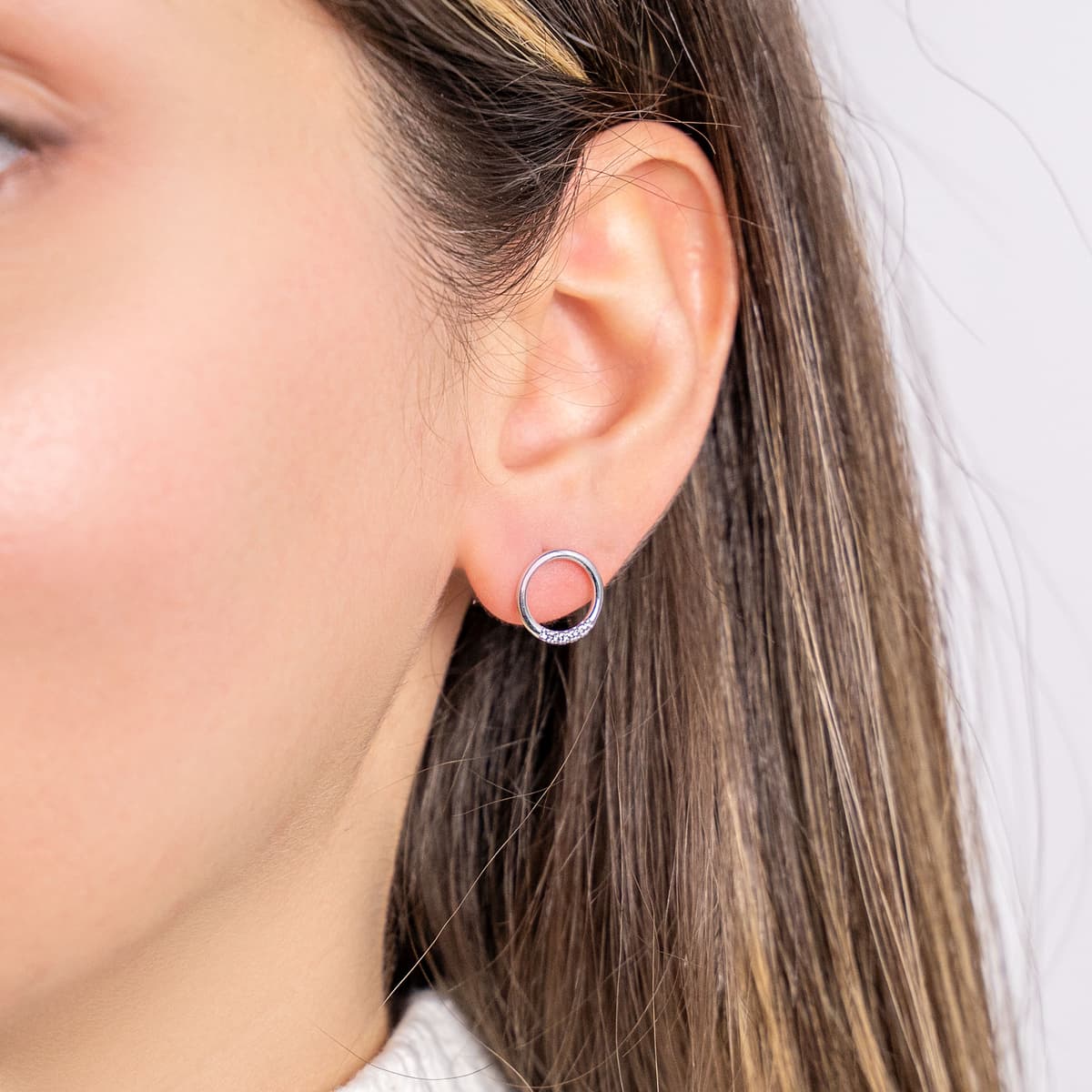 Women's Earrings Gofas Silver