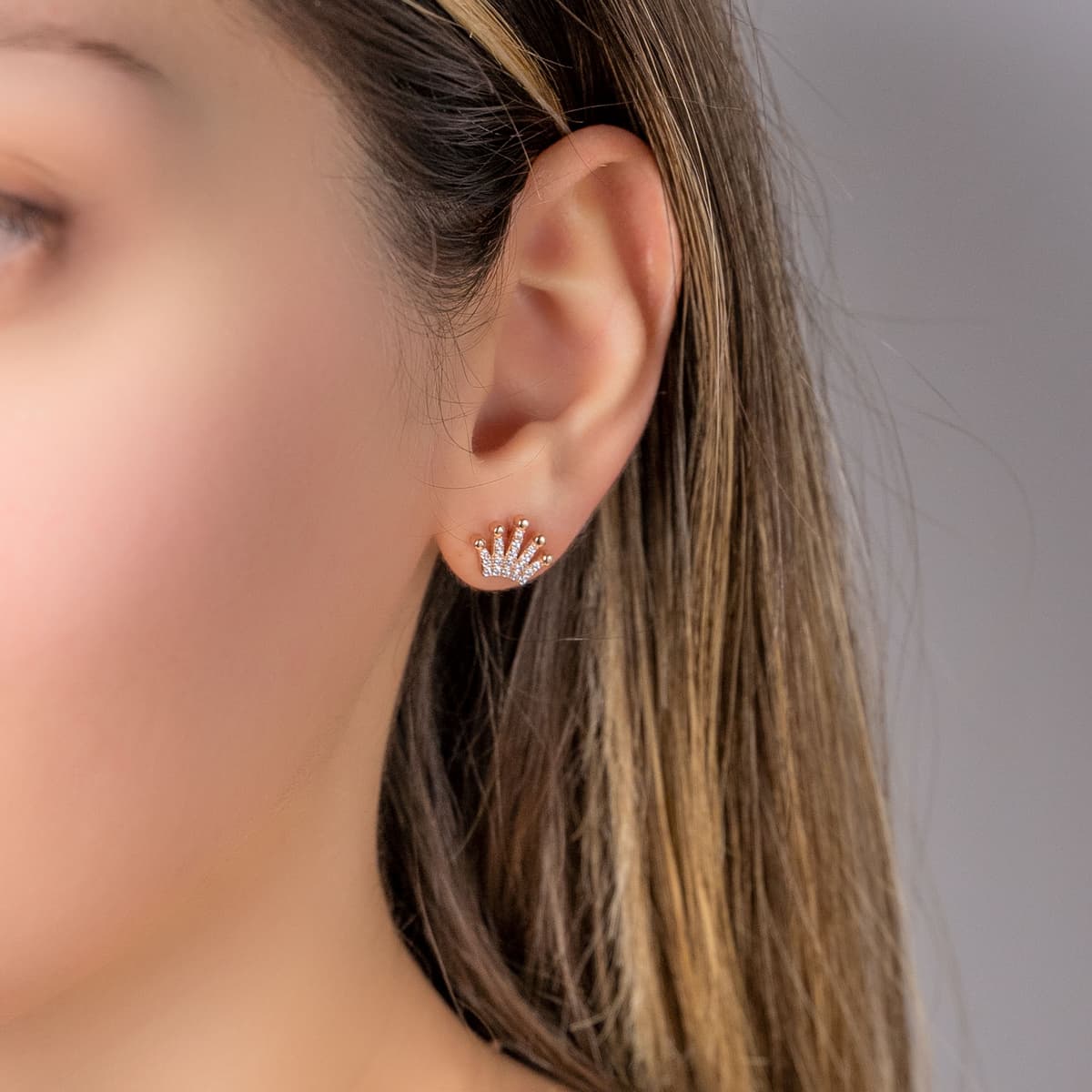 Women's Earrings Gofas Rose Gold