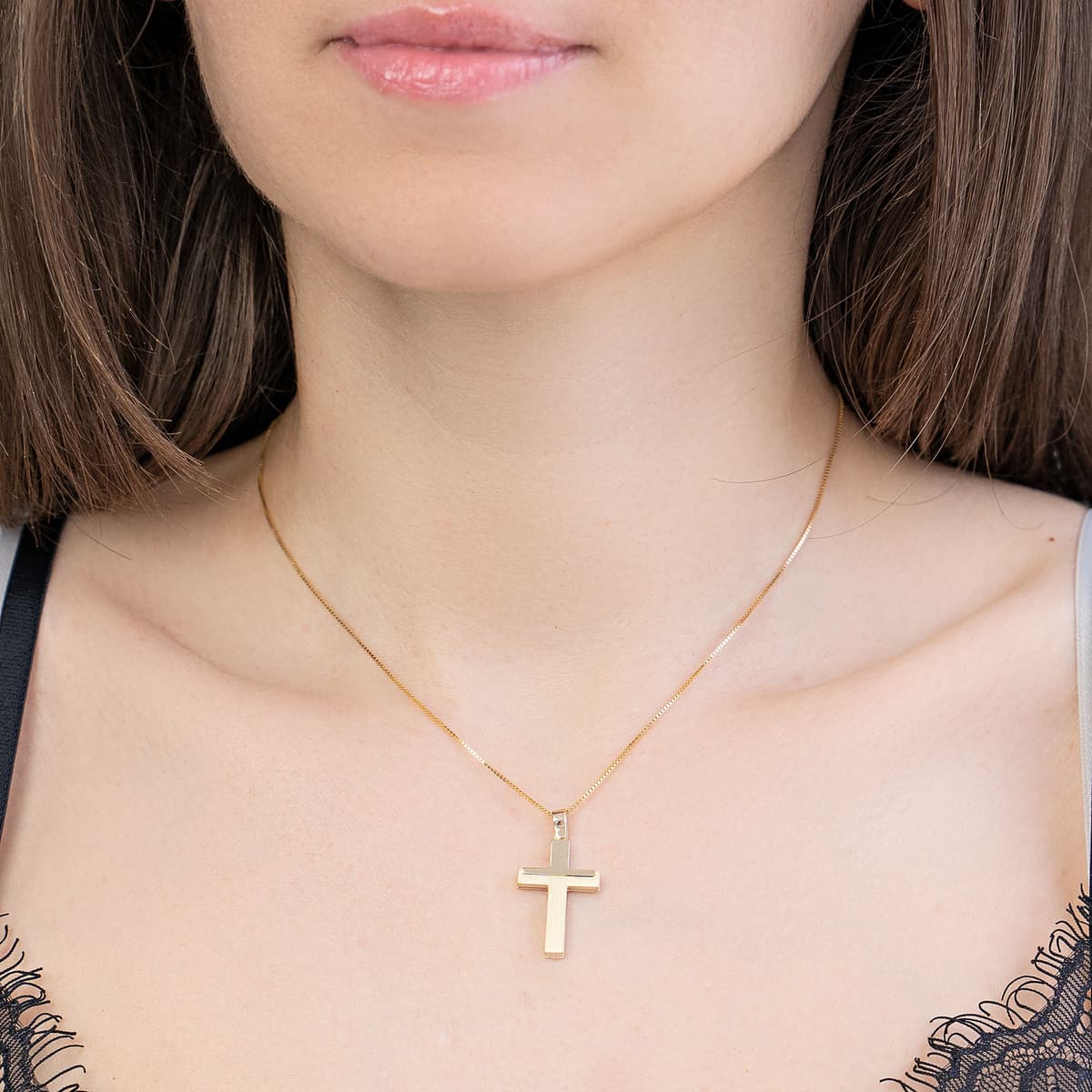 Boys' Baptism Crosses Gofas Gold