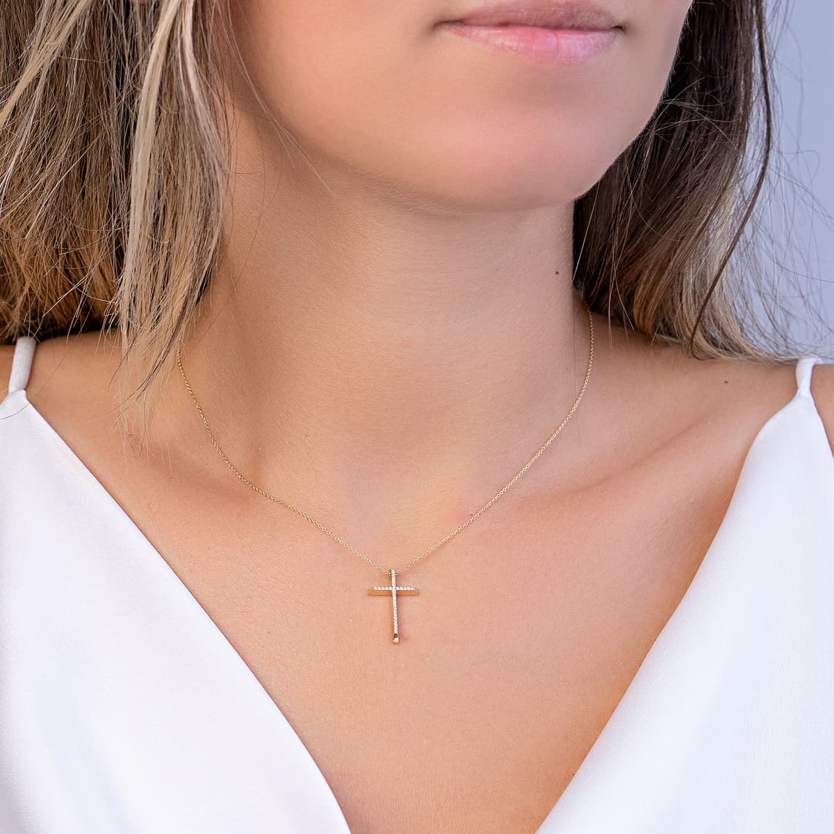 Girls' Baptism Crosses Gofas Gold