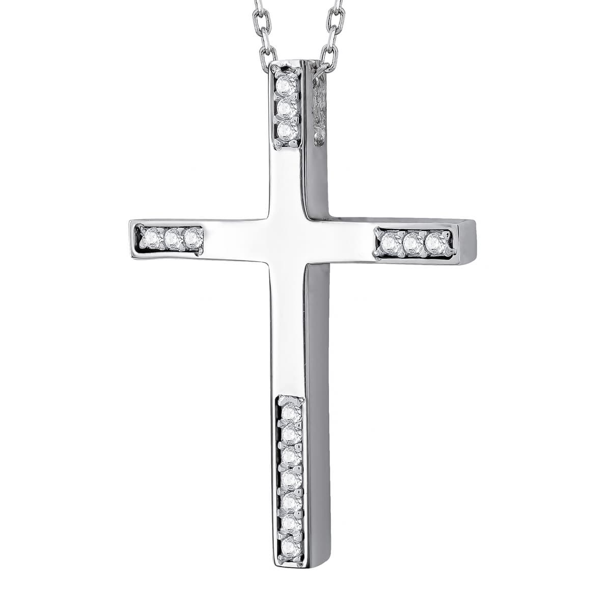 Girls' Baptism Crosses Gofas Silver