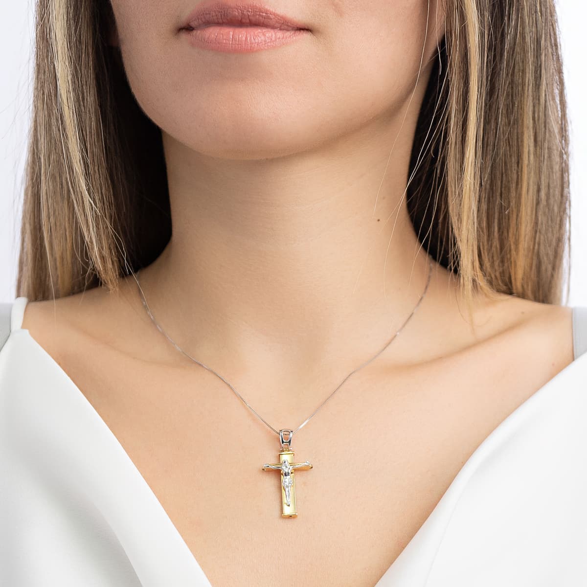 Boys' Baptism Crosses Gofas Gold