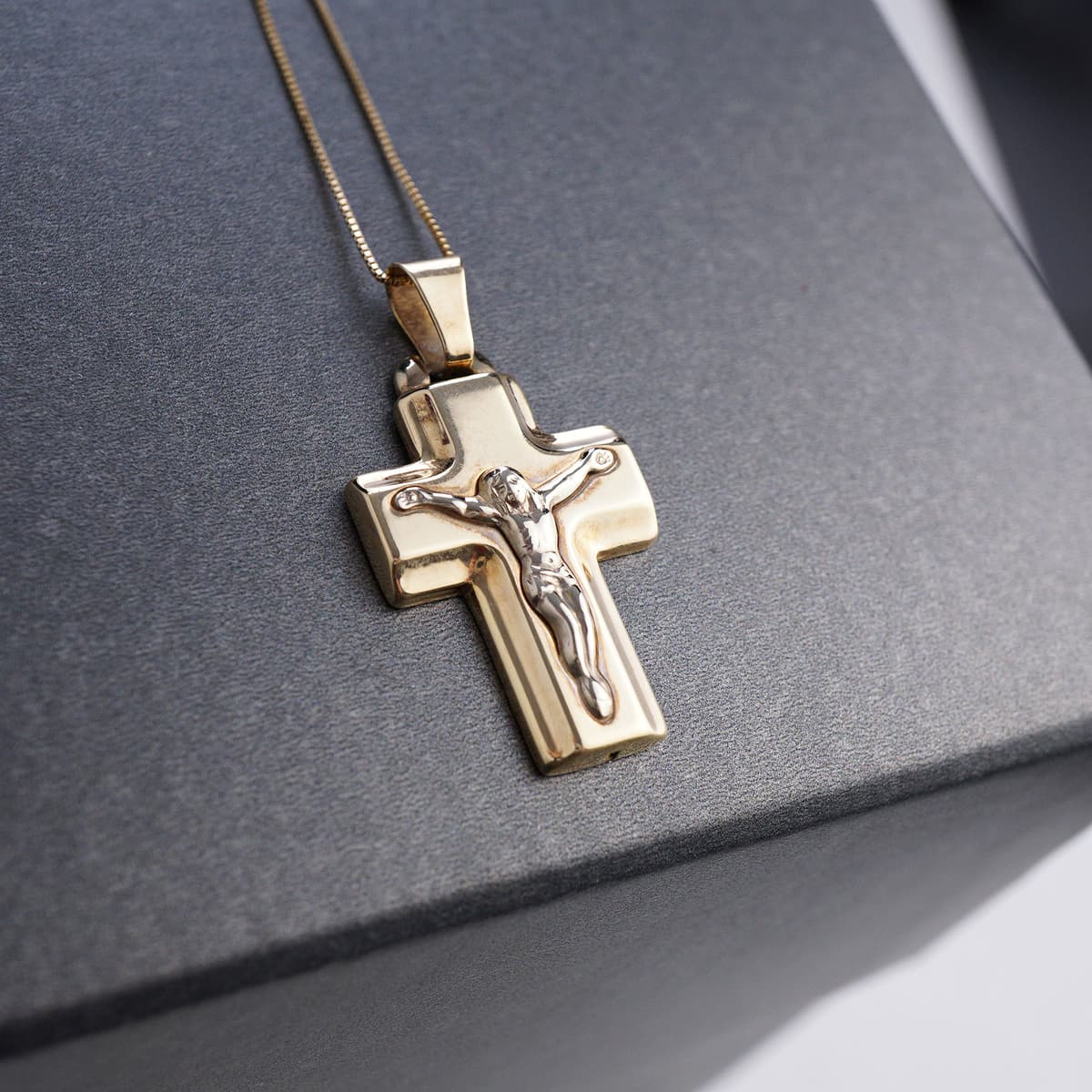 Boys' Baptism Crosses Gofas Gold