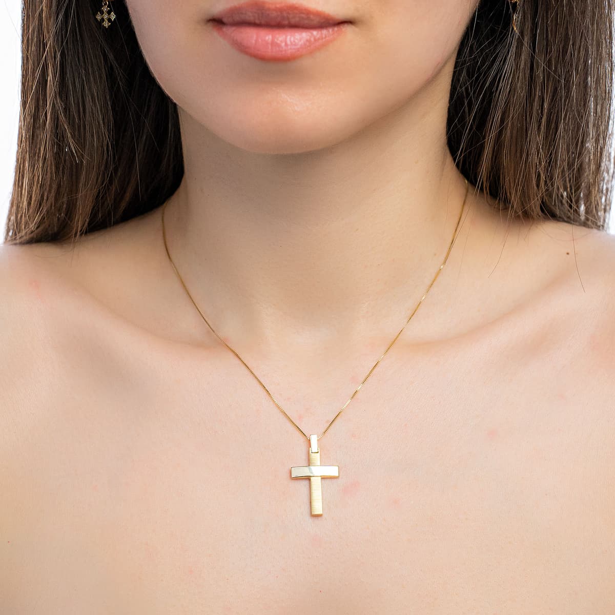 Boys' Baptism Crosses Gofas Gold