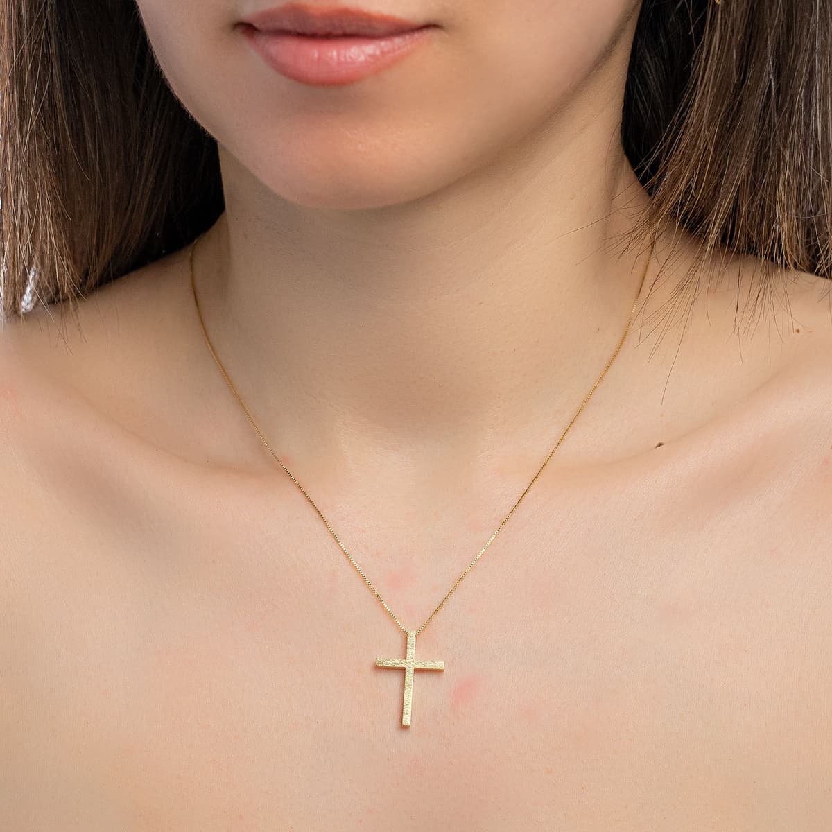 Boys' Baptism Crosses Gofas Gold