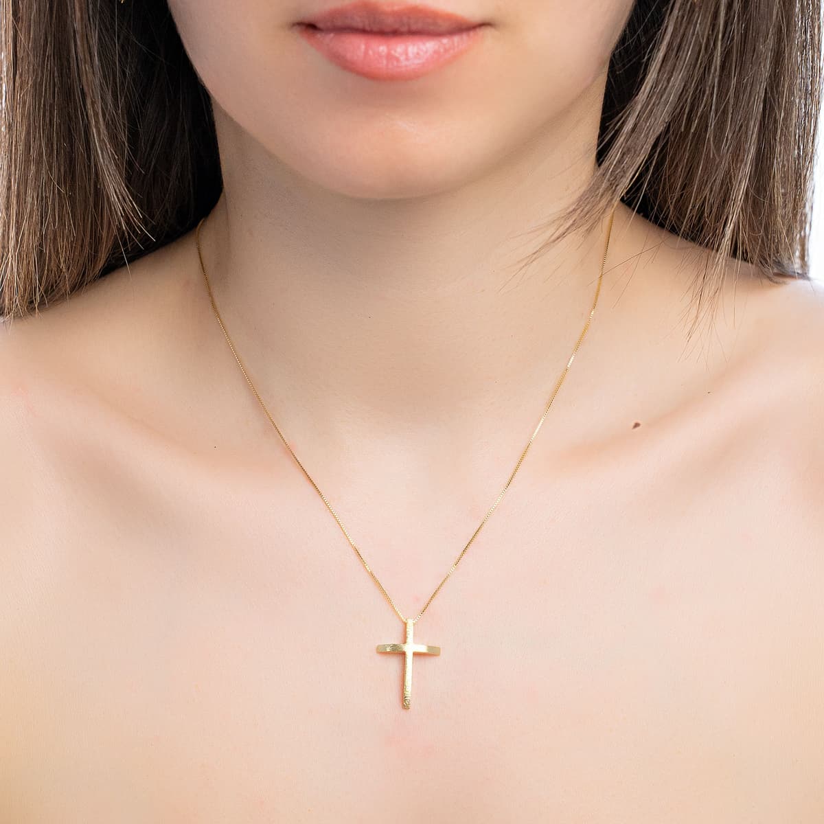 Boys' Baptism Crosses Gofas Gold