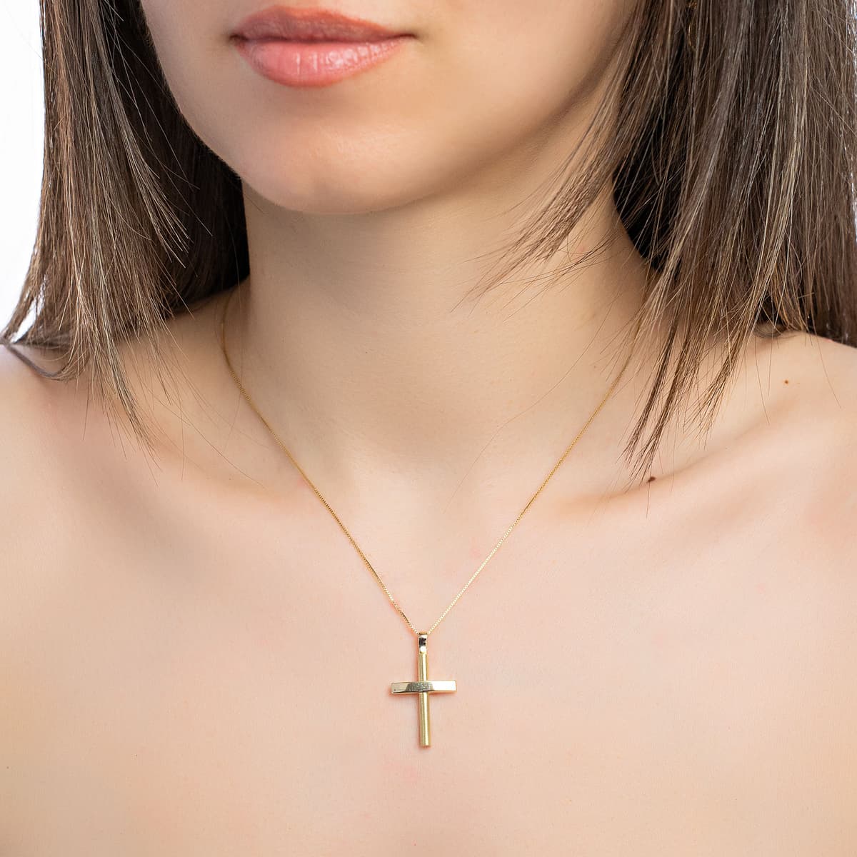 Boys' Baptism Crosses Gofas Gold