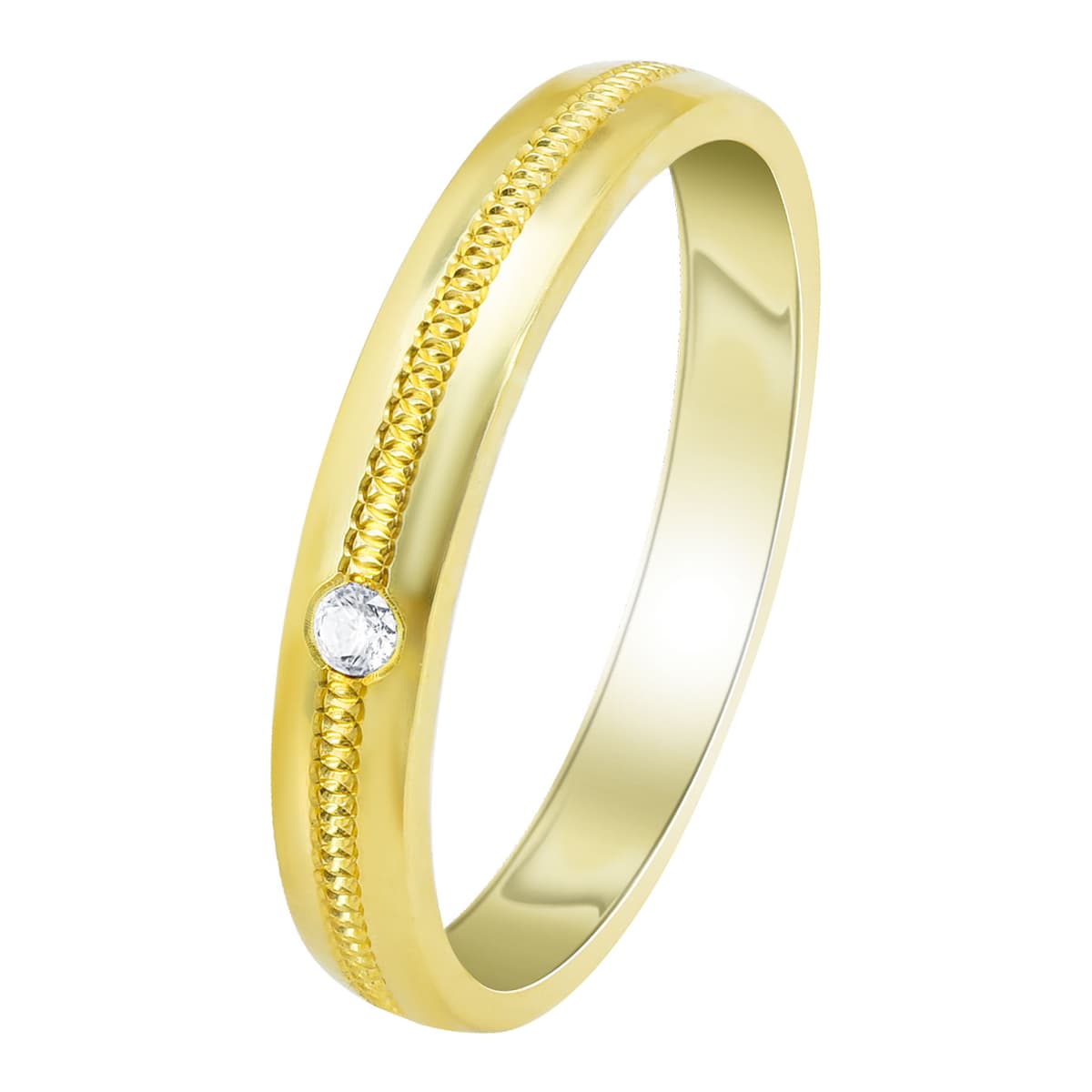 Women's Wedding Bands Gofas Gold