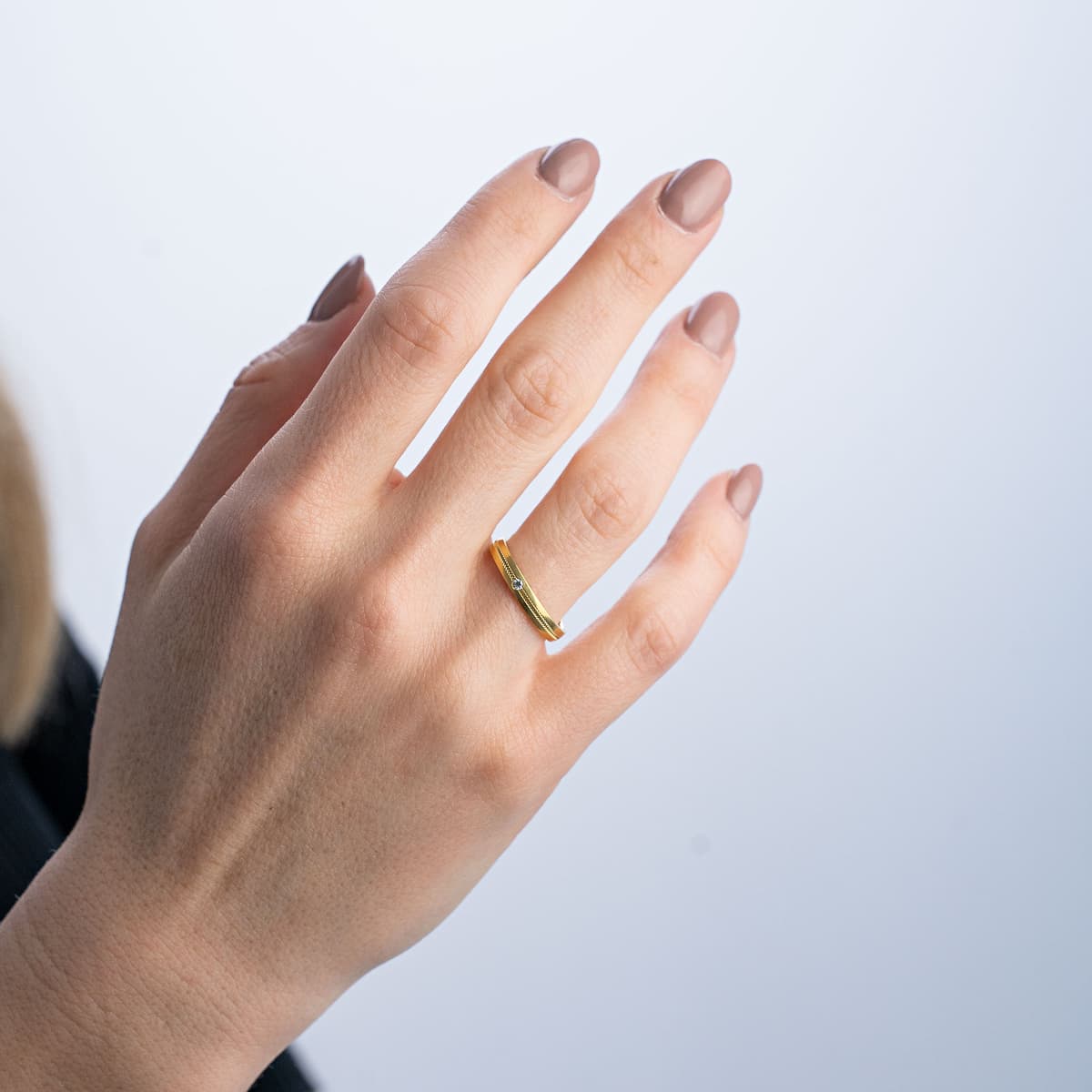 Women's Wedding Bands Gofas Gold