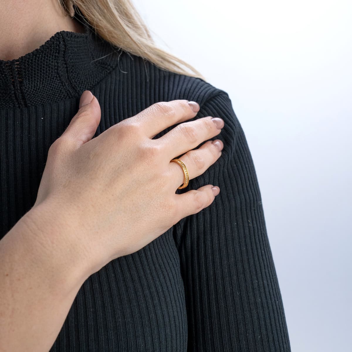 Women's Wedding Bands Gofas Gold