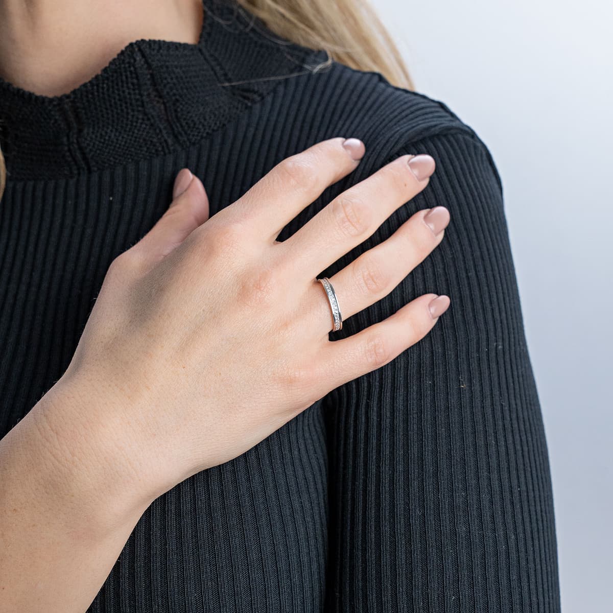 Women's Wedding Bands Gofas Silver