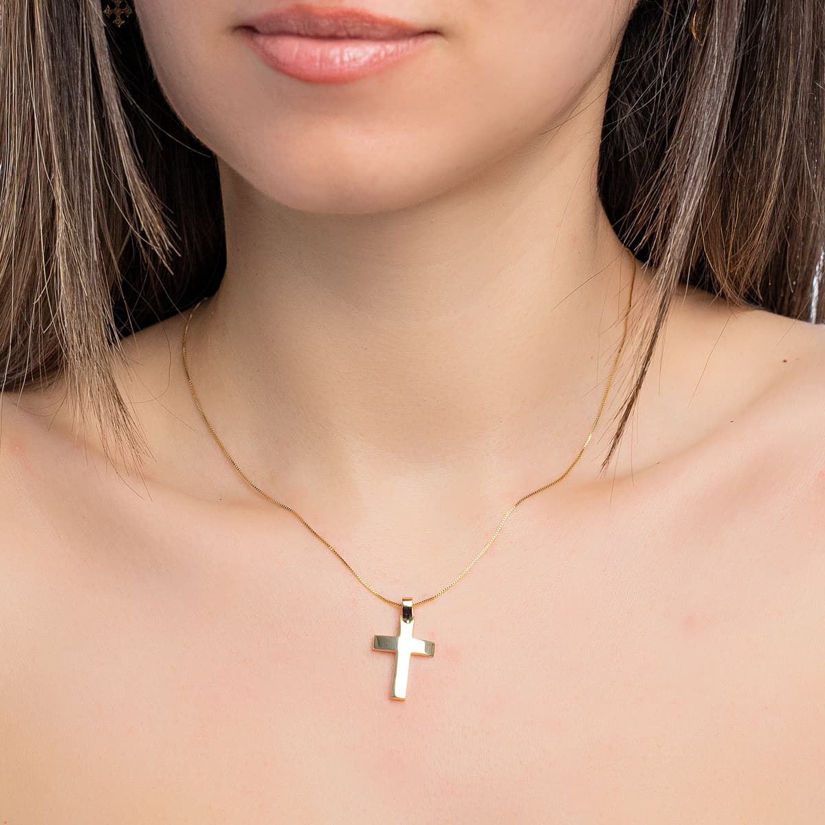 Boys' Baptism Crosses Gofas Gold