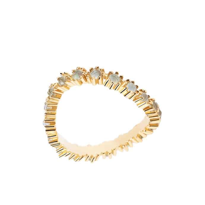 PDPAOLA BLUE TIDE Δαχτυλίδι Επιχρυσωμένο AN01-460-12