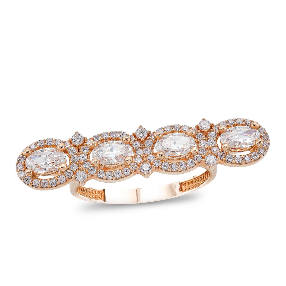 Δαχτυλίδι απο Ροζ Χρυσό 14 Καρατίων DX100080