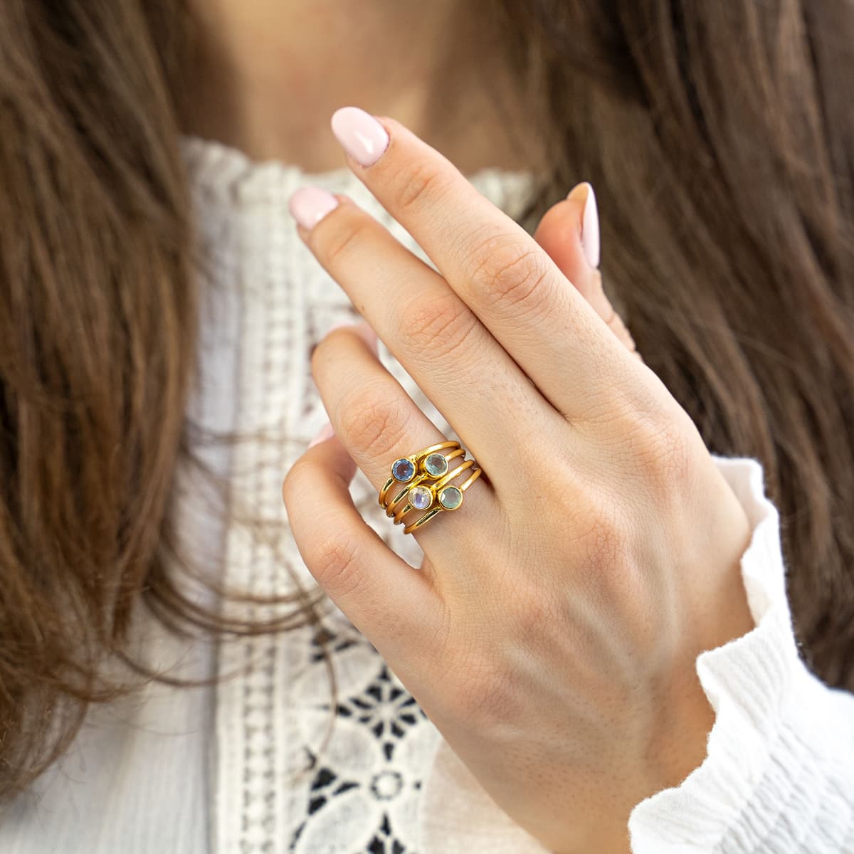 Women's Rings Gofas Silver