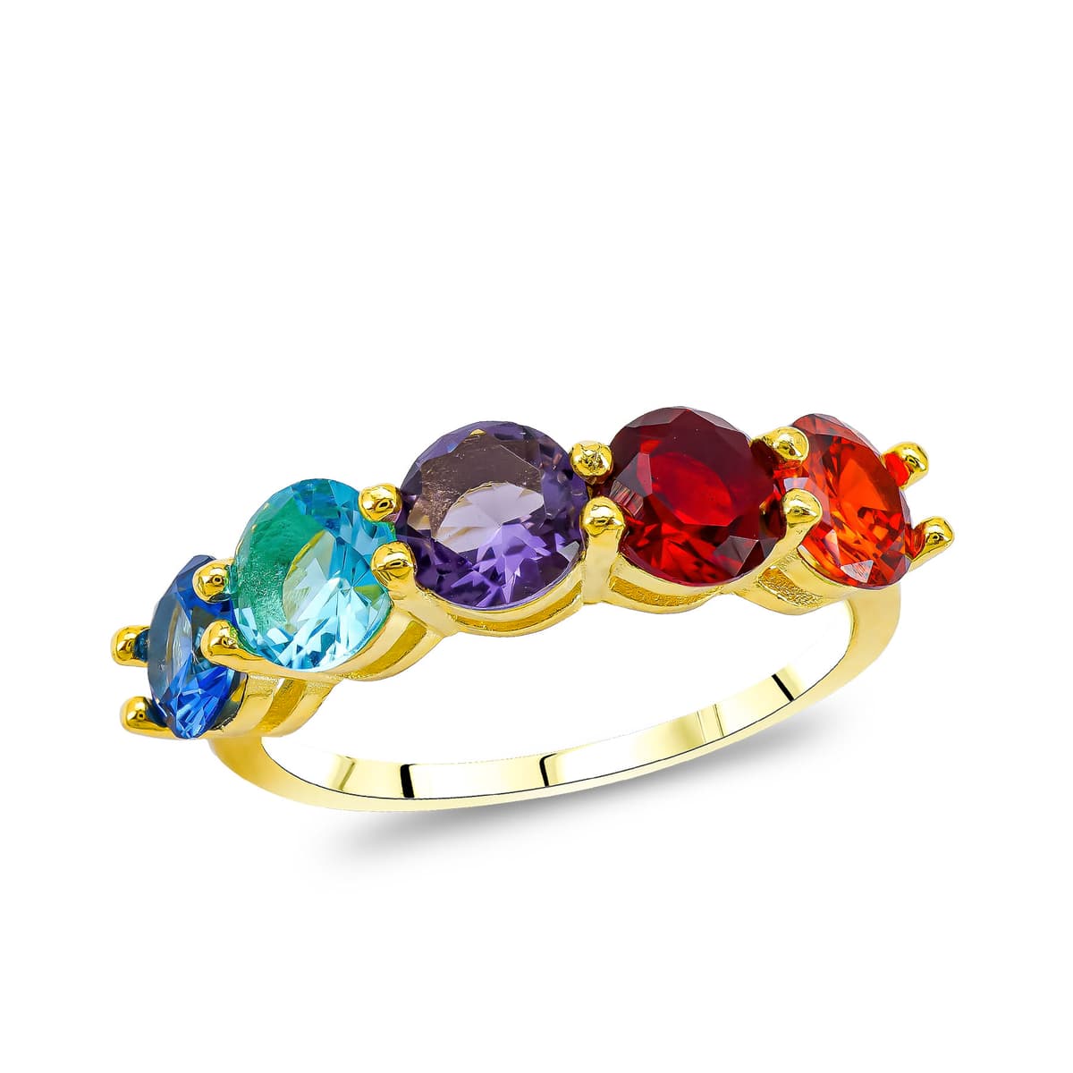 Luxenter Σειρέ Δαχτυλίδι Από Επιχρυσωμένο Ασήμι DX1401