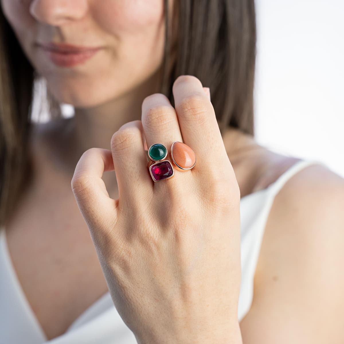 Women's Rings Gofas Silver