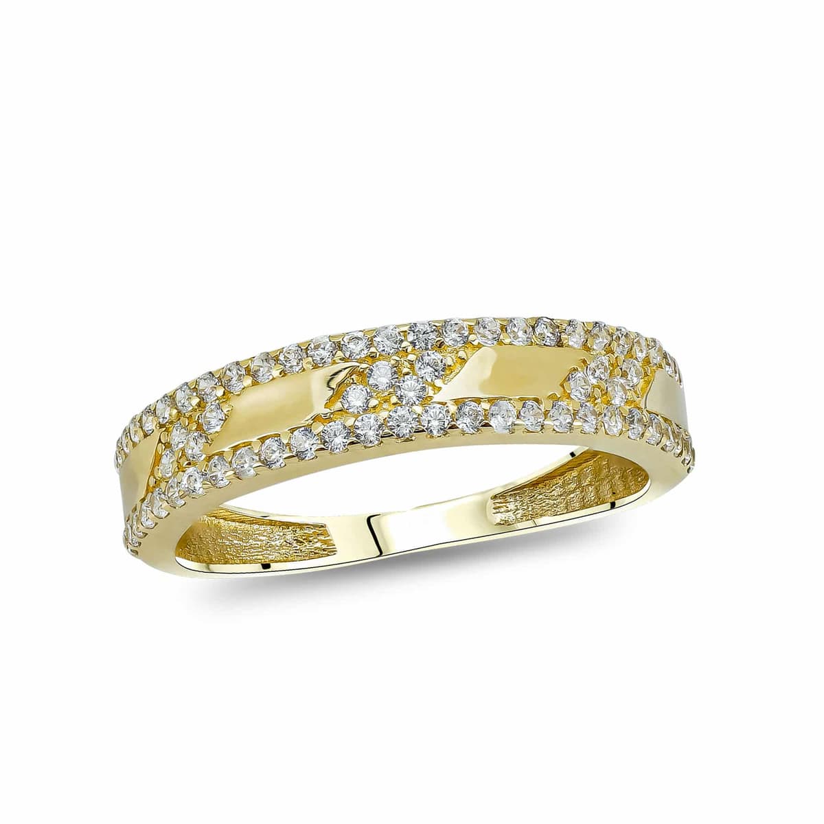 Δαχτυλίδι από Κίτρινο Χρυσό 14 Καρατίων DX1663