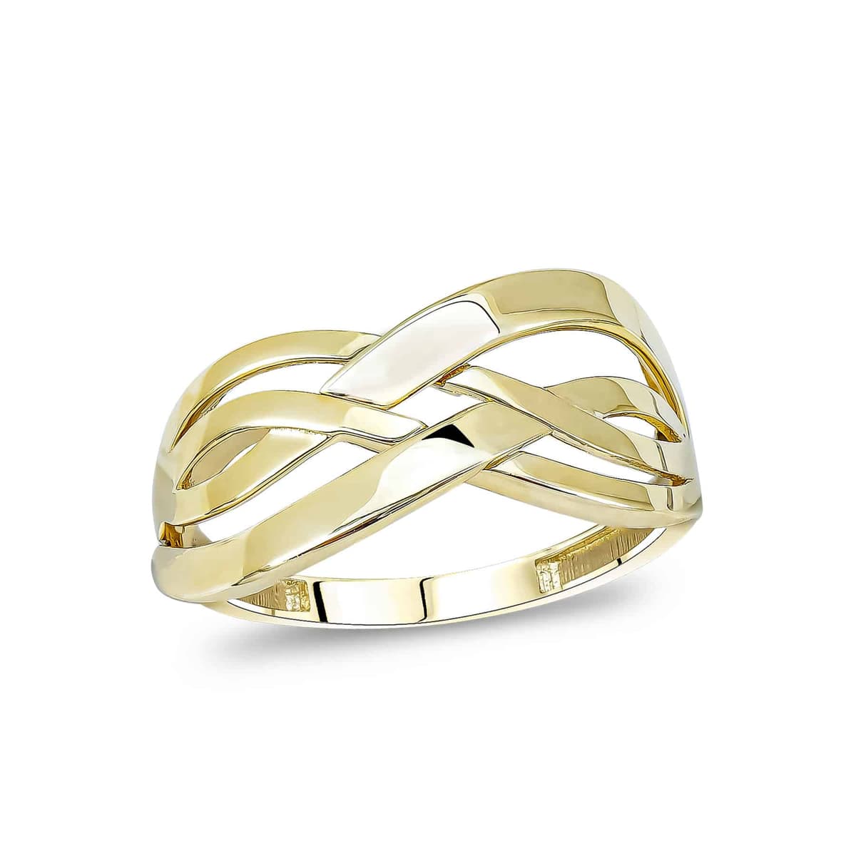 Δαχτυλίδι από Κίτρινο Χρυσό 14 Καρατίων DX1666