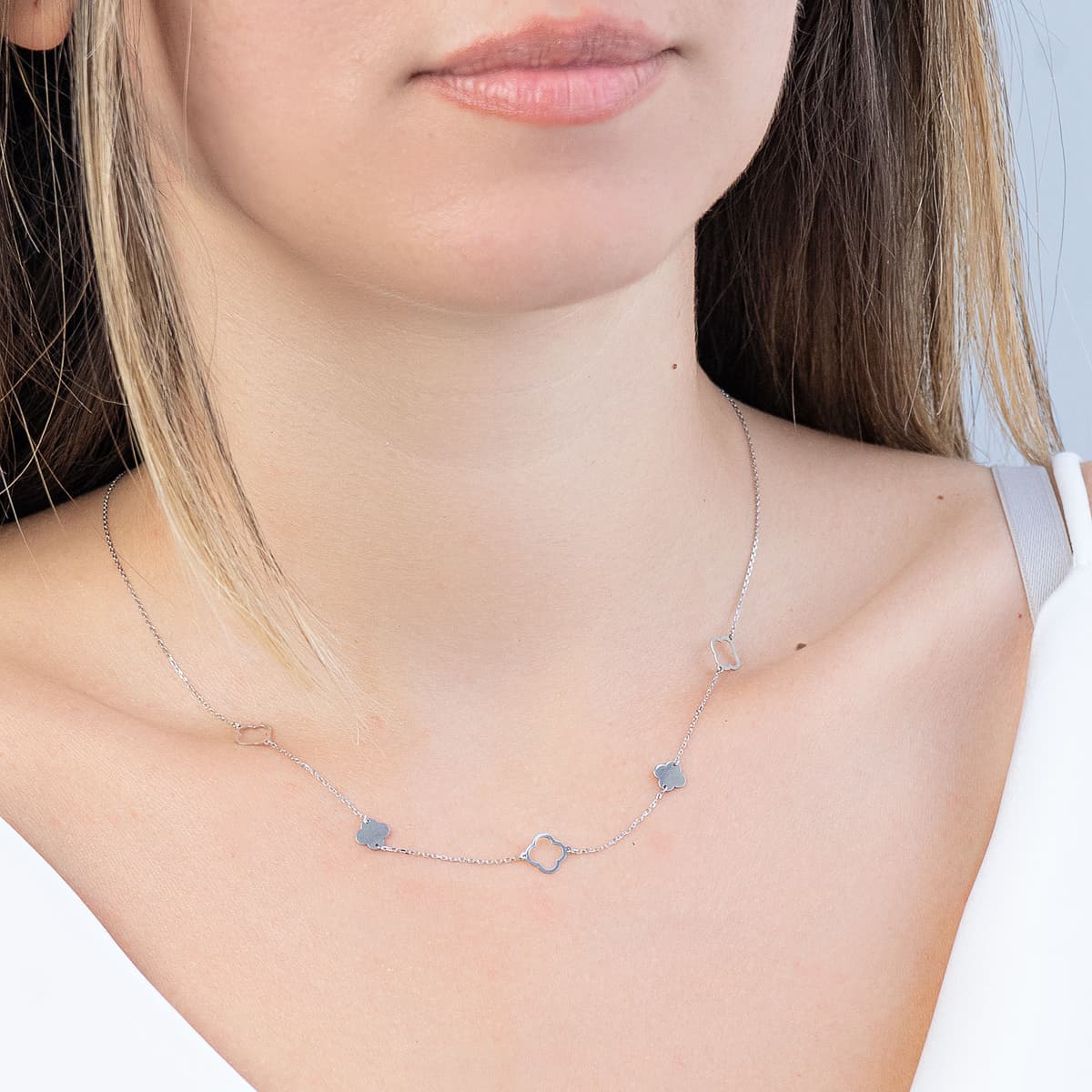 Women's Necklaces Gofas Silver