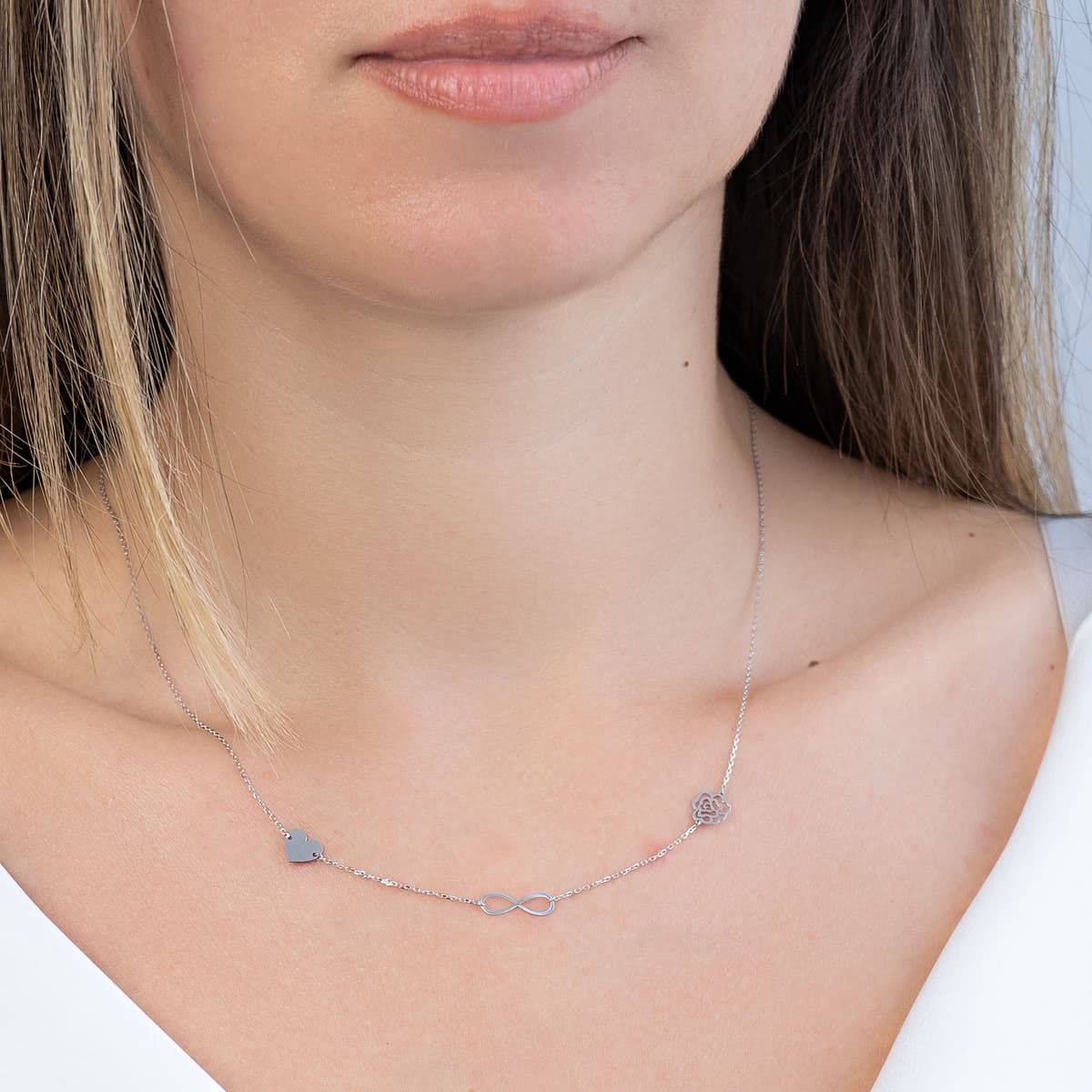 Women's Necklaces Gofas Silver