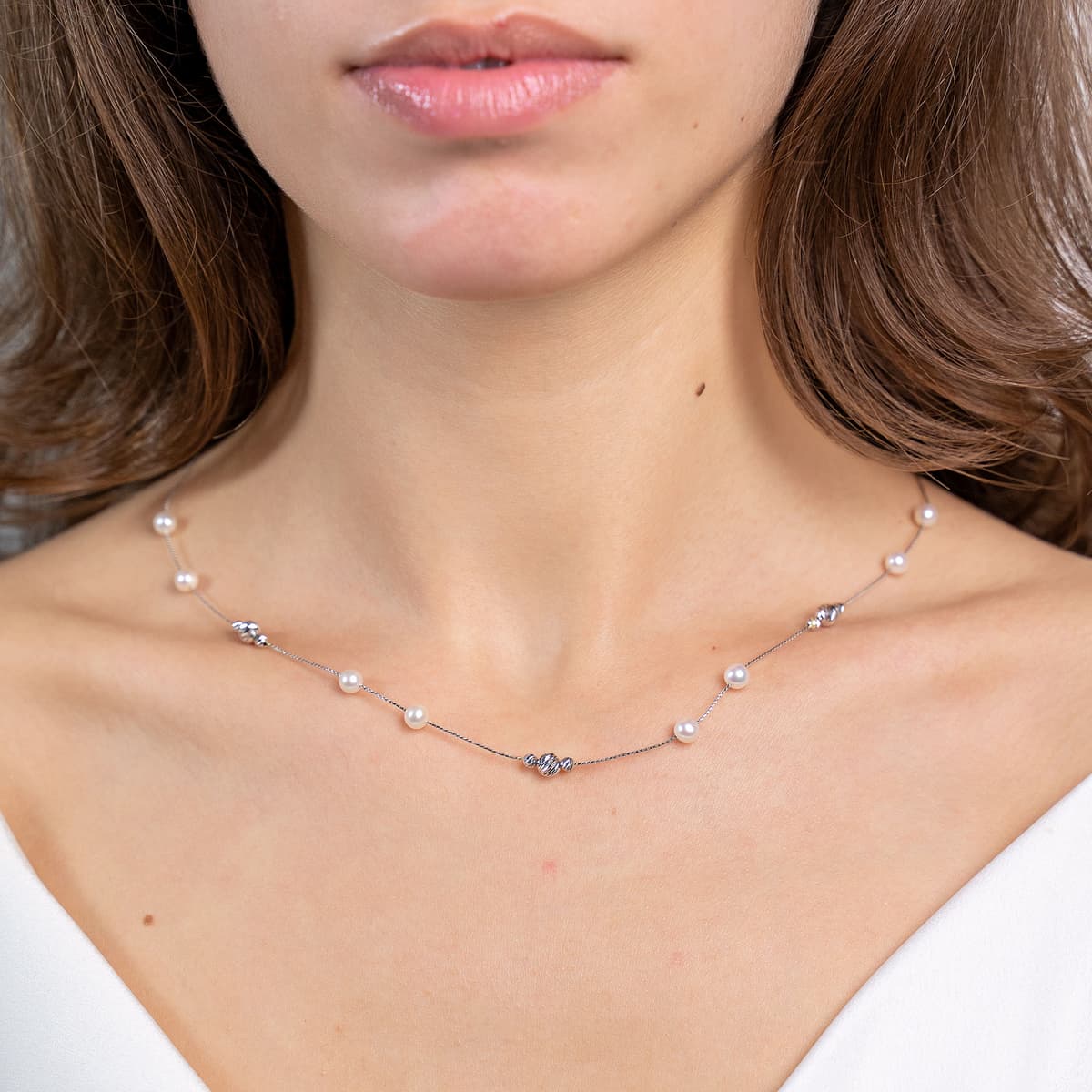 Women's Necklaces Gofas Silver